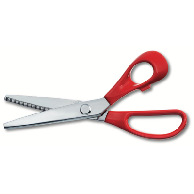 Gërshërë zig zag Victorinox për rrobaqepës, 21 cm, të kuqe