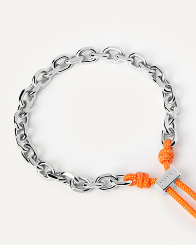 Byzylyk PDPAOLA Ropes , e argjendtë/portokalltë