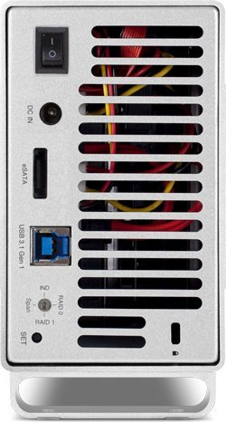 Kuti e jashtme RAID OWC Mercury Elite Pro Dual, 2 slote 3.5", USB 3.2 dhe eSATA, ngjyrë argjend