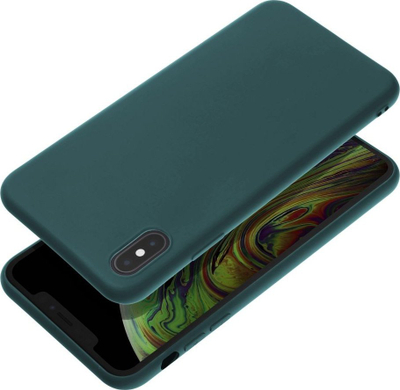 Kapak telefoni Matt Case për iPhone XS Max, TPU i butë, mat, jeshile e errët