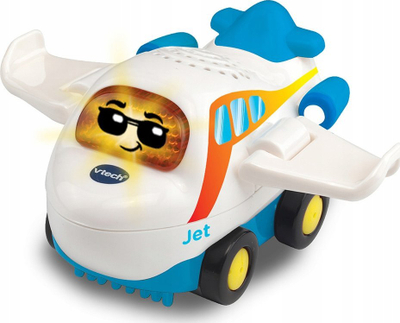 Set loje aeroporti Vtech Tut Tut Baby Flitzer Happy Airport, interaktiv, me drita dhe tinguj, shumëngjyrësh