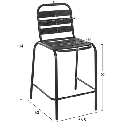 Set kopshti lounge Laura (HM21054.03), zezë