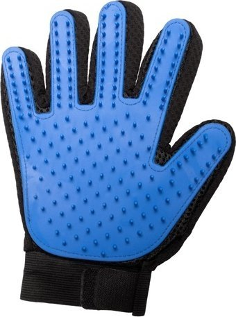 Dorezë furçe Petcare Grooming Glove, për mace dhe qen, univerzale, blu
