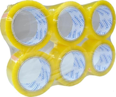Shirit ngjitës transparent Schemat, 48mm x 60m, set 6 copë