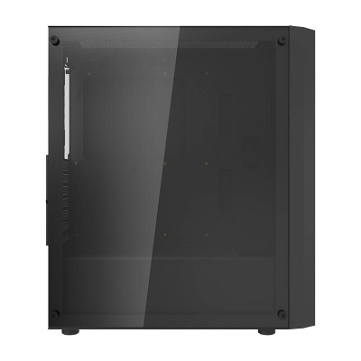 Kuti kompjuteri Darkflash DK351 (i zi) + 4 ventilatorë RGB