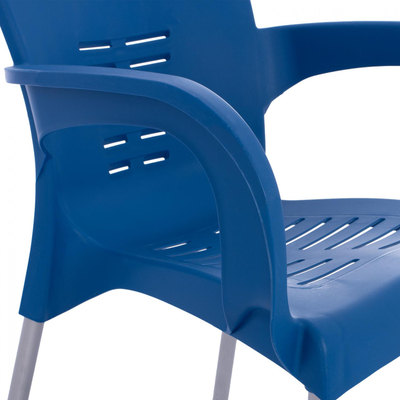 Karrige polipropileni e ricikluar Karek 59×58×81 cm (HM5592.18), kaltër