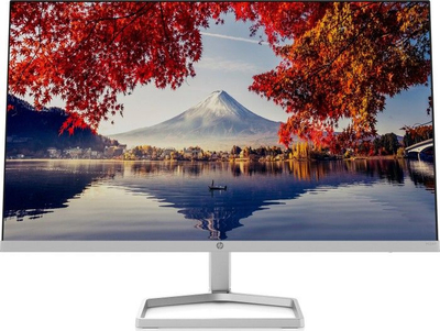 Monitor HP M24f, 23.8", Full HD 1920 x 1080, i zi me argjend