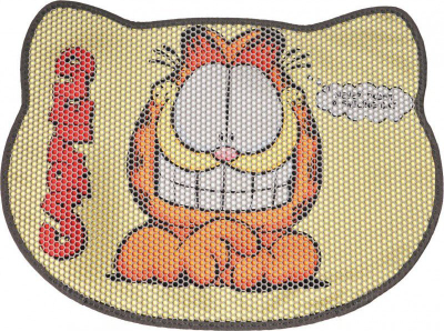 Tapet për tualet mace Garfield, dy shtresa, 58.5x44cm, i verdhë