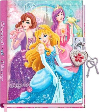 Ditar për kalamaj Pulio Princess, me dry, me çelësa, shumëngjyrësh
