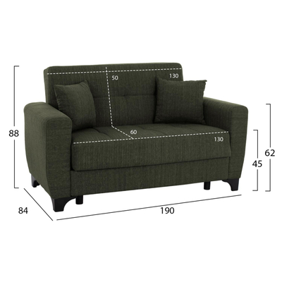 Set divan-shtrat (2 + 3 ulëse) HM11748.05,