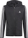 Bluzë sportive me kapuç Adidas B 3S FZ Jr GN1500, për kalamaj, me zinxhir, e zezë