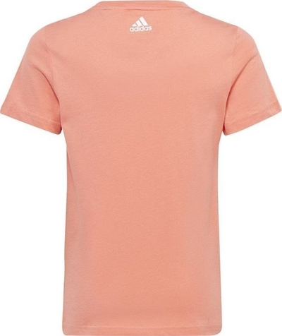 Bluzë sportive Adidas LIN Tee Jr IC3153, pambuk, për kalamaj, e bardhë