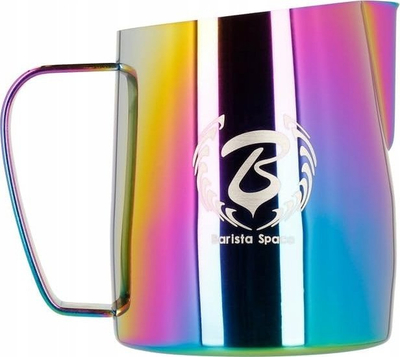 Krokë qumështi Barista Space Milk Pitcher 2.0, 450 ml, çelik, rainbow