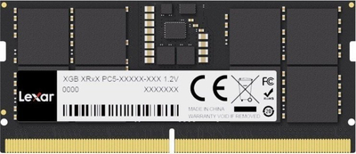 Memorie RAM për laptop Lexar LD5S16G56C46ST-BGS, DDR5, 16GB 5600MHz, e gjelbër