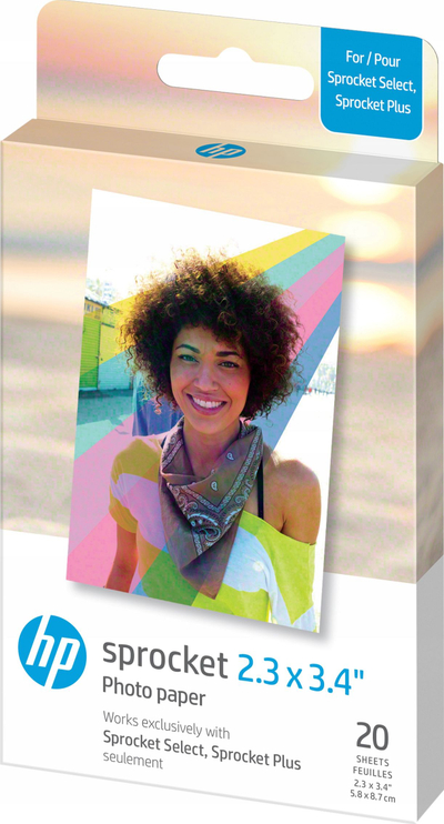 Letër fotografike për printer HP Sprocket (SB6358), 5.8x8.7cm, 20 copë