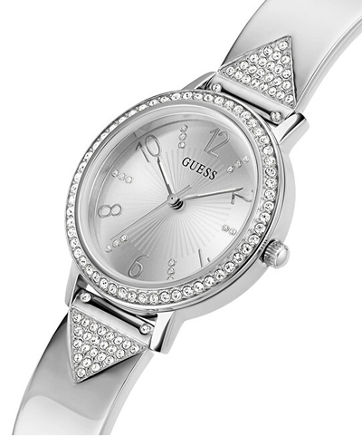 Orë për femra Guess Tri Luxe GW0474L1, e argjendtë