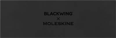 Set lapsash dhe mprese Moleskine BLACKWING X M, 4 copë, grafit, i zi