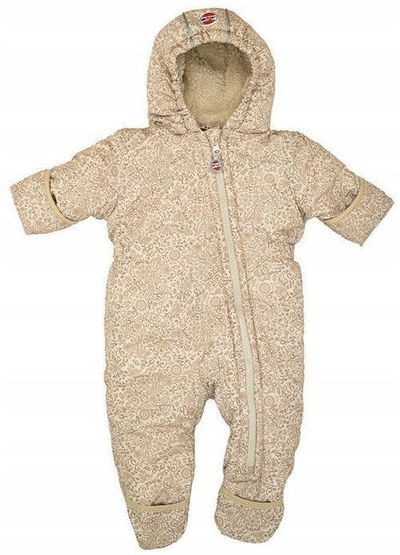 Kombinezon dimëror Lodger Waterproof Winter Overall Taslon Birch, madhësia 74, rezistent ndaj ujit, bezhë