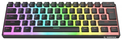 Tastierë Rampage Radiant K11, Outemu Red, RGB, e zezë