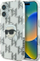 Kapak telefoni Karl Lagerfeld KLHCP16SHKLPKHT, për iPhone 16 6.1", plastik i fortë, transparent