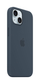 Маска Apple за iPhone 15 Silicone Case со MagSafe, Storm Blue