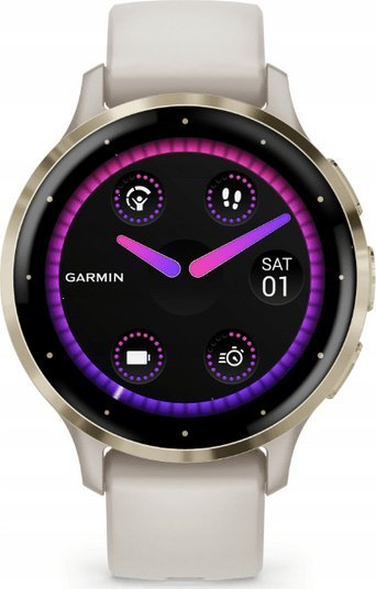 Ora sportive Garmin Venu 3S, 1.2", GPS, e kremtë