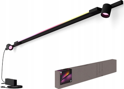 Ndriçues mural Philips Hue Perifo RGB LED, basic kit 200.4cm, Bluetooth dhe kontroll zanor, i zi