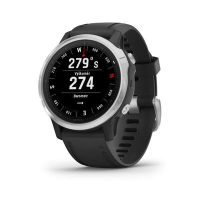 Orë e mençur Garmin Fenix 6S 010-02159-01, e argjendtë/zezë