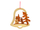 Ornament Krishtlindjes Deko BD-29353NE, prej druri, 9x5x10cm, ngjyrë druri