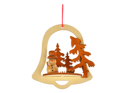 Ornament Krishtlindjes Deko BD-29353NE, prej druri, 9x5x10cm, ngjyrë druri
