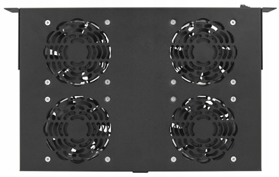 Panel me 4 ventilatorë për kabinet Rack Pulsar RAWP-1, për ajrosje edhe ftohje