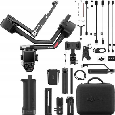 Стабилизатор гимбал DJI RS 4 Pro Combo, 3-осен, капацитет 4.5kg, црн