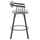 Stol rrotullues Lang 51,5x48,5x89,5Hcm (HM9990.02), zezë/ gri