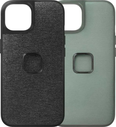 Mbulesë telefoni Peak Design Everyday Fabric Case për iPhone 14 Pro Max, SlimLink magnetik, Sage