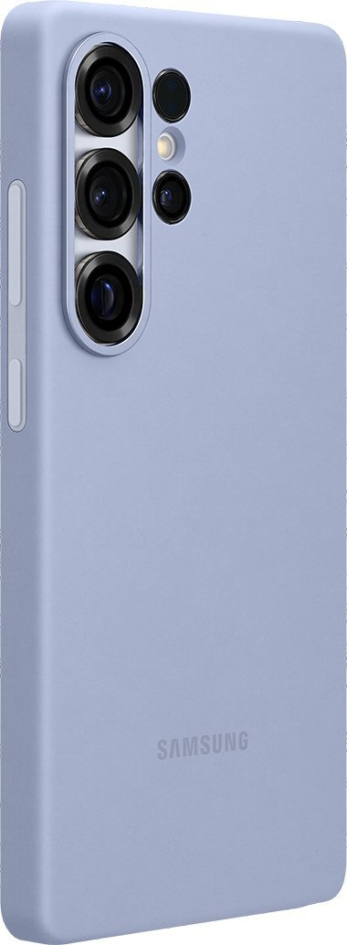 Maskë silikoni Samsung për Galaxy S25 Ultra, dizajn i hollë, blu e çelët