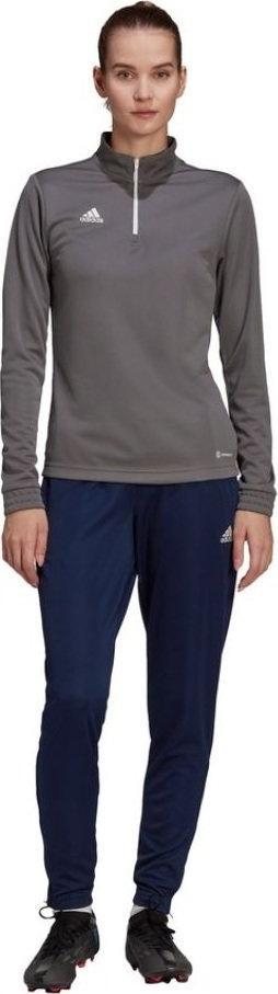Bluzë sportive për goca Adidas Entrada 22 Top Training, Aeroready, mëngë të gjata, gri