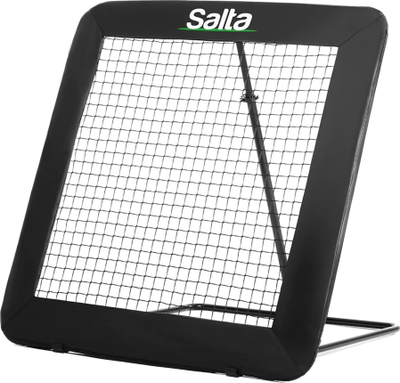 Rebounder futbolli Salta Motion, 124 x 124 cm, kornizë metalike, i zi