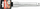 Zgjatim për çelësa HARD, 1/2", 125 mm, metalik