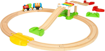 Set me tren për kalamaj Brio My First Railway Beginner Pack 33727, dru, me ngjyra