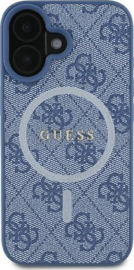 Kapak telefoni Guess GUHMP16MG4GFRB, për iPhone 16 Plus 6.7", MagSafe, blu