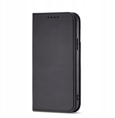 Këllëf magnetik me xhep kartash për iPhone 13 Pro, lëkurë, i zi
