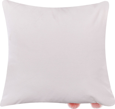 Set jastëkësh dekorativë Beliani PHLOX, pambuk 45x45cm, 2 copë, të bardhë