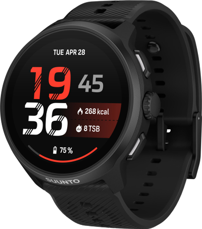 Orë sportive Suunto Run 2, 4 GB, AMOLED 1.32", GPS, e zezë