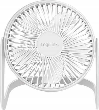 Ventilator tavoline LogiLink USB, 6", i bardhë