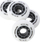 Rrota patinash Nils PU, 64 mm 82A, set 4 copë, e bardhë mat