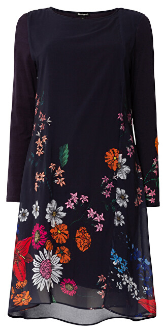 Fustan Desigual Alaska 19WWVW27 2000, i kaltër 44