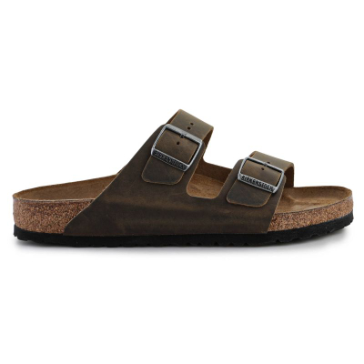 Машки сандали Birkenstock Arizona, обоена кожа, Faded Khaki Green