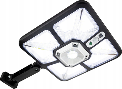 Lampë rrugore solare Vergionic, 150W, 1000 lm, e bardhë e ftohtë
