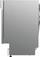 Enëlarëse Whirlpool WIC 3C26 F, A ++, e argjendtë