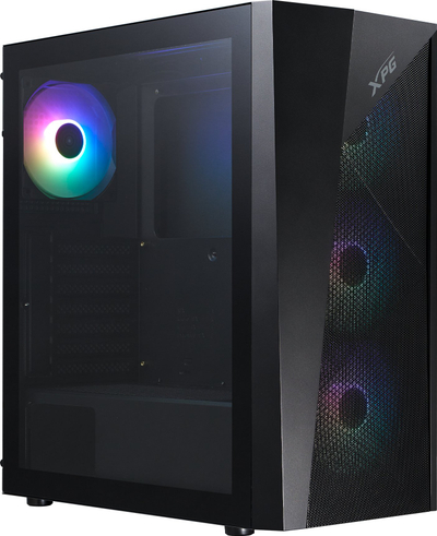 Kutia e kompjuterit XPG LANDER 500, ATX MATX Mini ITX, 4 flladitëse ARGB 120 mm, e zezë